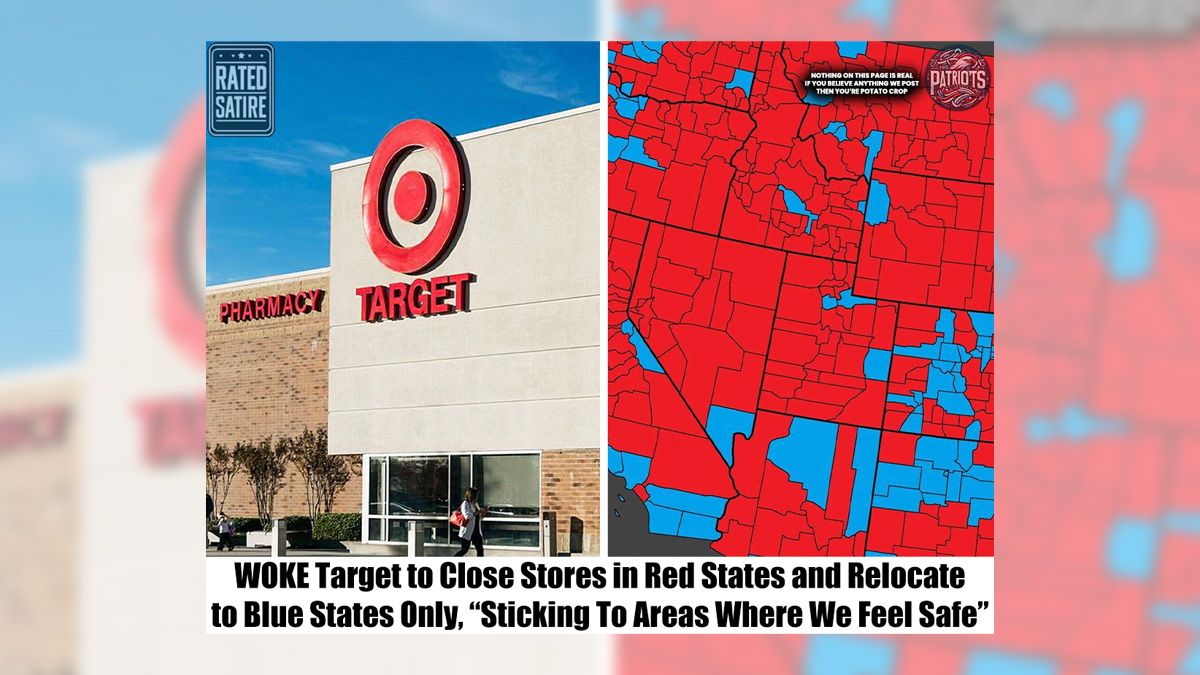 Target Closing Stores in Red States, Relocating to Blue States Only?