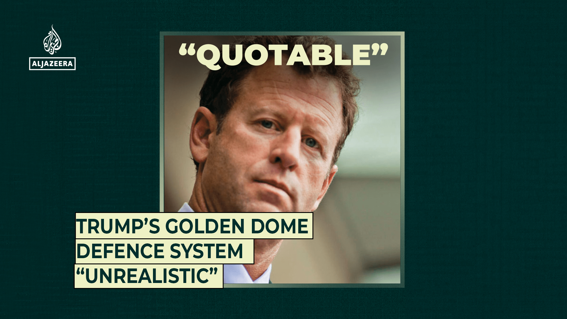 Trump’s Golden Dome defence system “unrealistic”