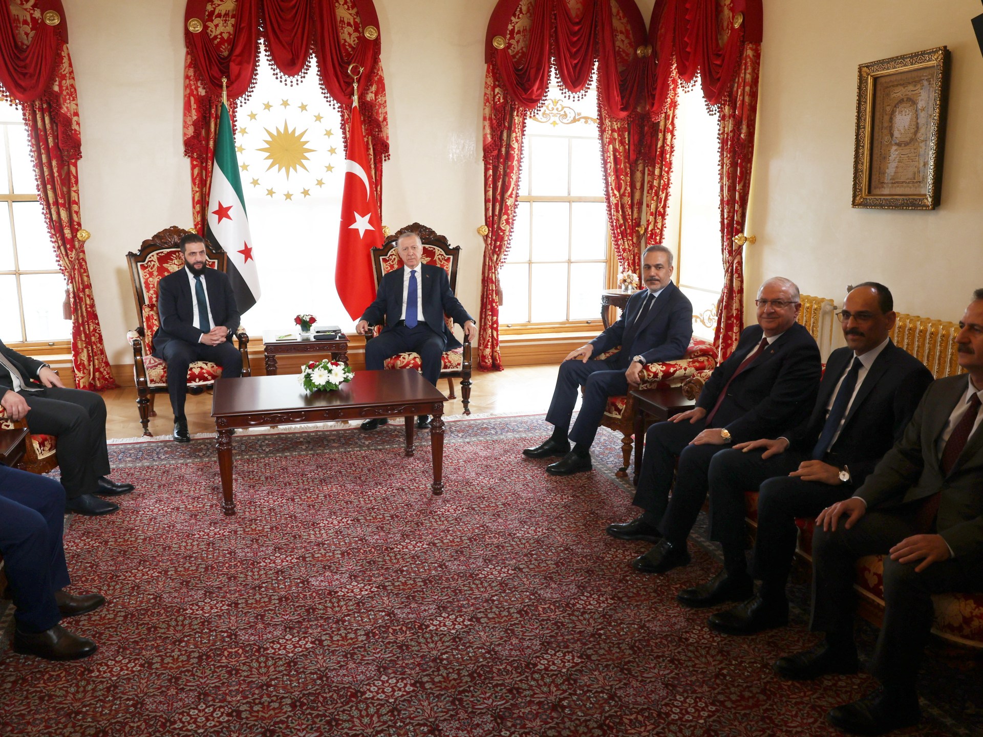 Syria’s al-Sharaa meets Erdogan in Turkiye as sanctions lifted