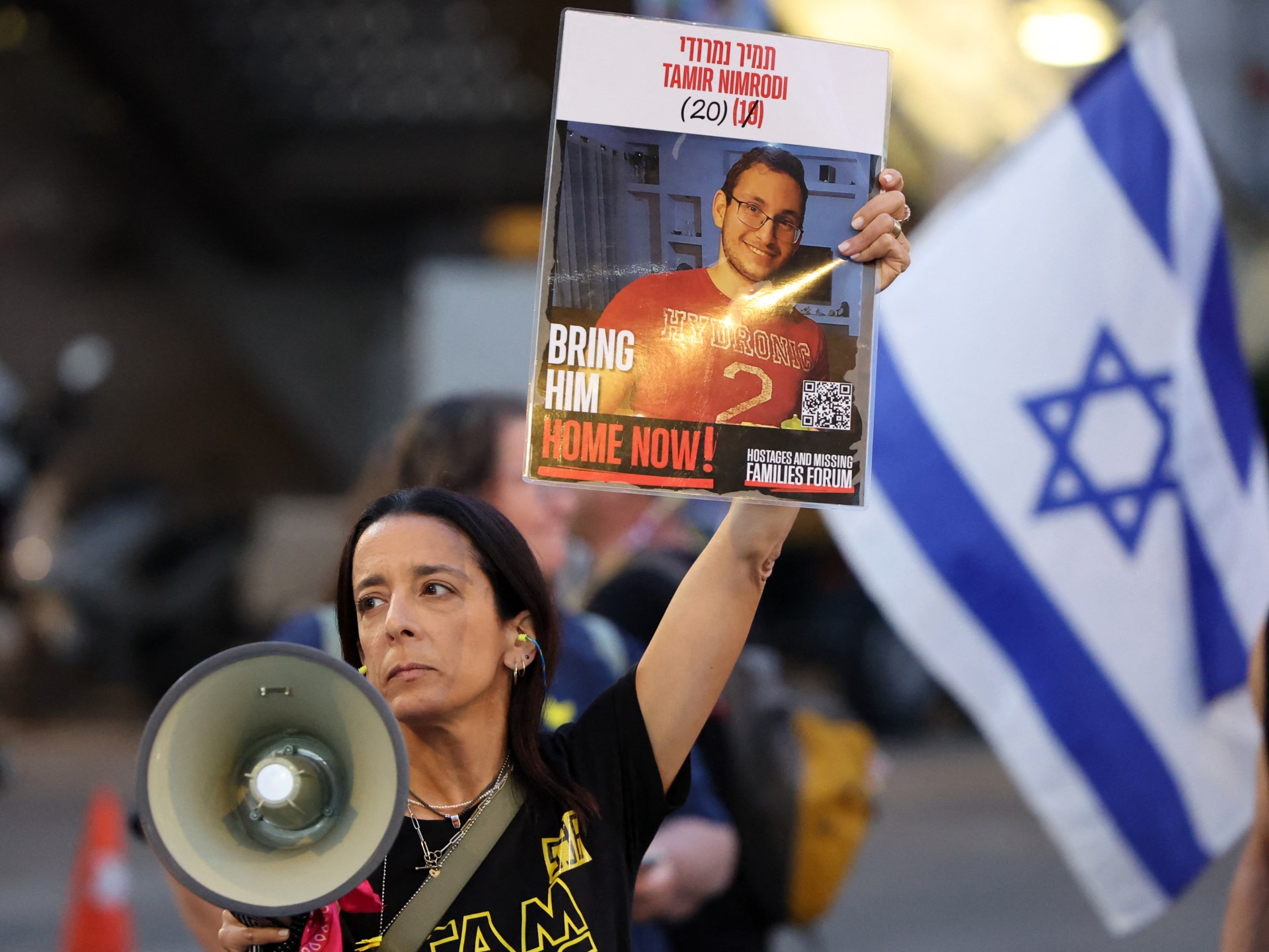 ‘How do you go to sleep?’: Israeli captive families slam Netanyahu at rally