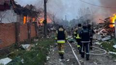 Russian strikes kill 12 across Ukraine, officials say