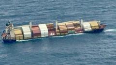 India state on alert after ship carrying hazardous cargo capsizes