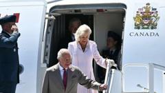 King and Queen arrive in Canada for historic visit