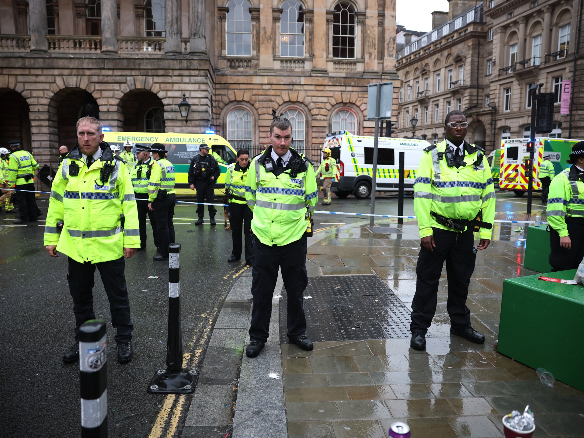 Man arrested after car plows into crowd at Liverpool FC’s title parade