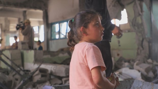 Girl, 5, survives fiery aftermath of deadly Israeli strike on Gaza City school shelter