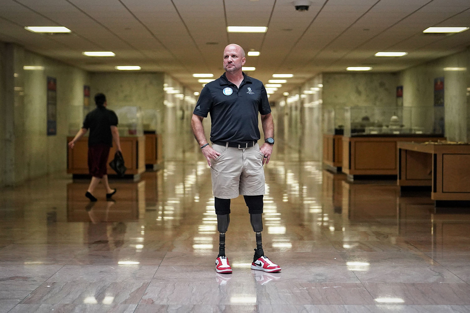 A double amputee who served in Iraq is pushing lawmakers to end the ‘wounded veterans tax’