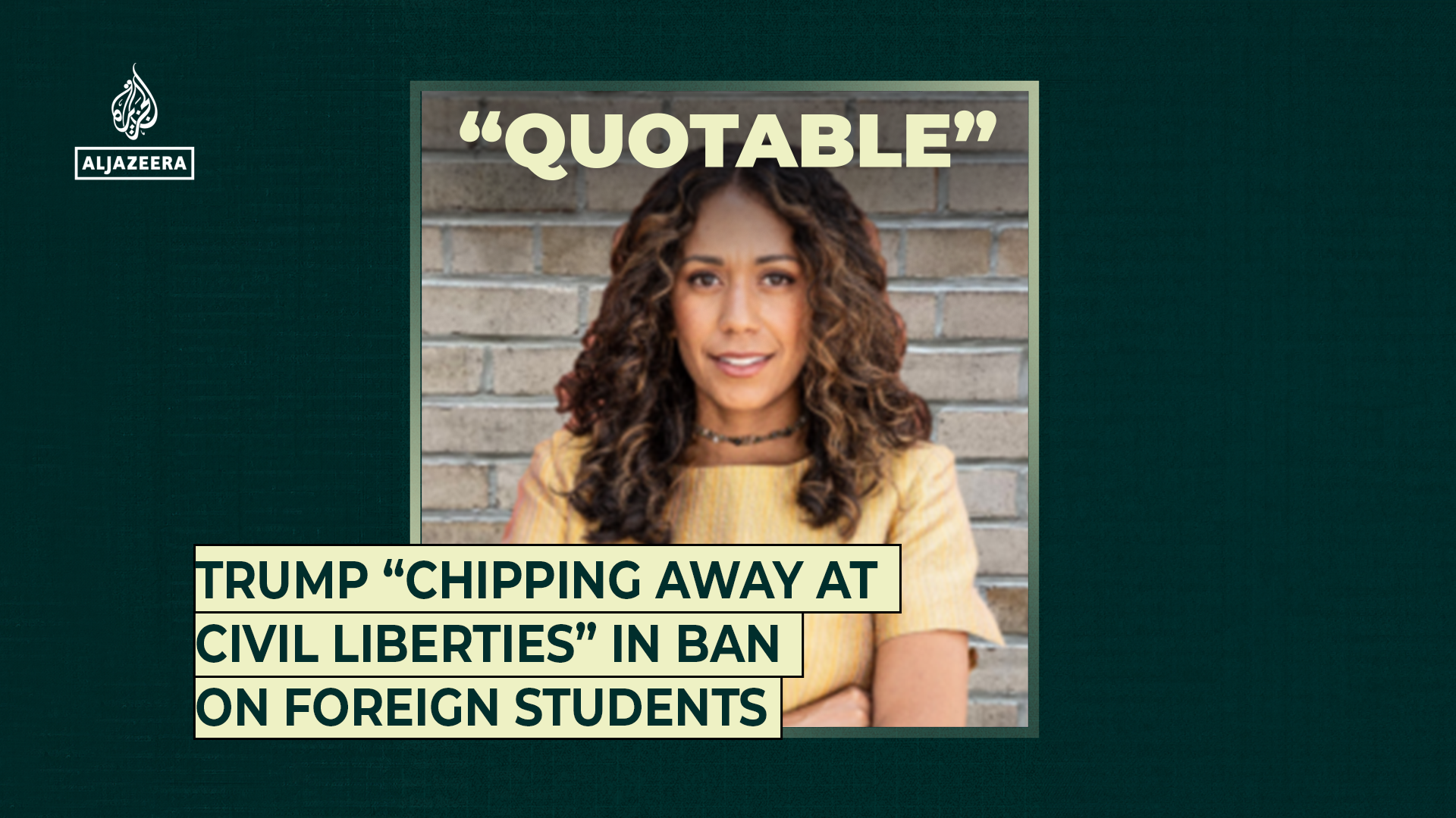Trump “chipping away at civil liberties” in ban on foreign students