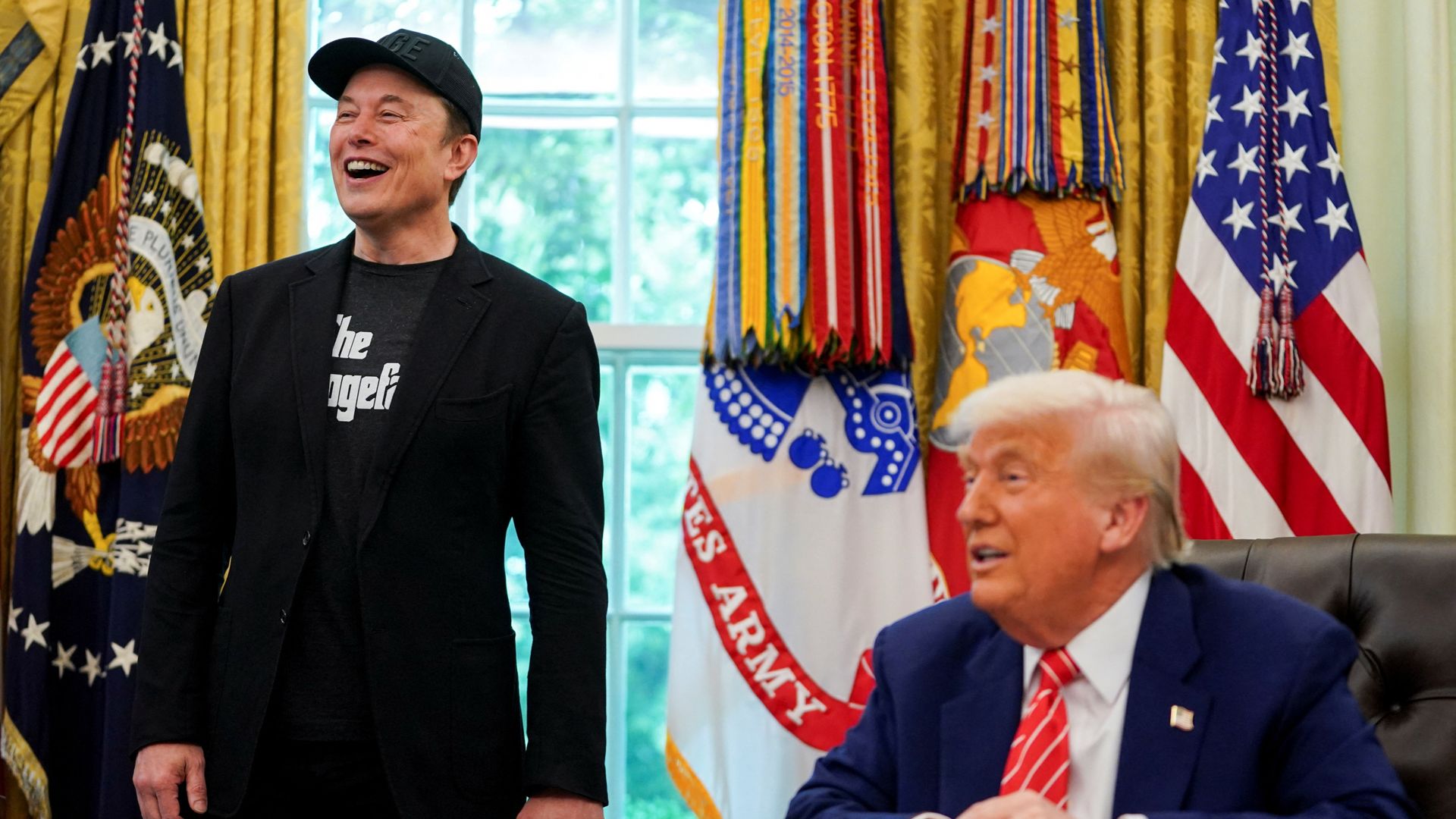 Painfully soft and inane questions for Musk’s White House swan song