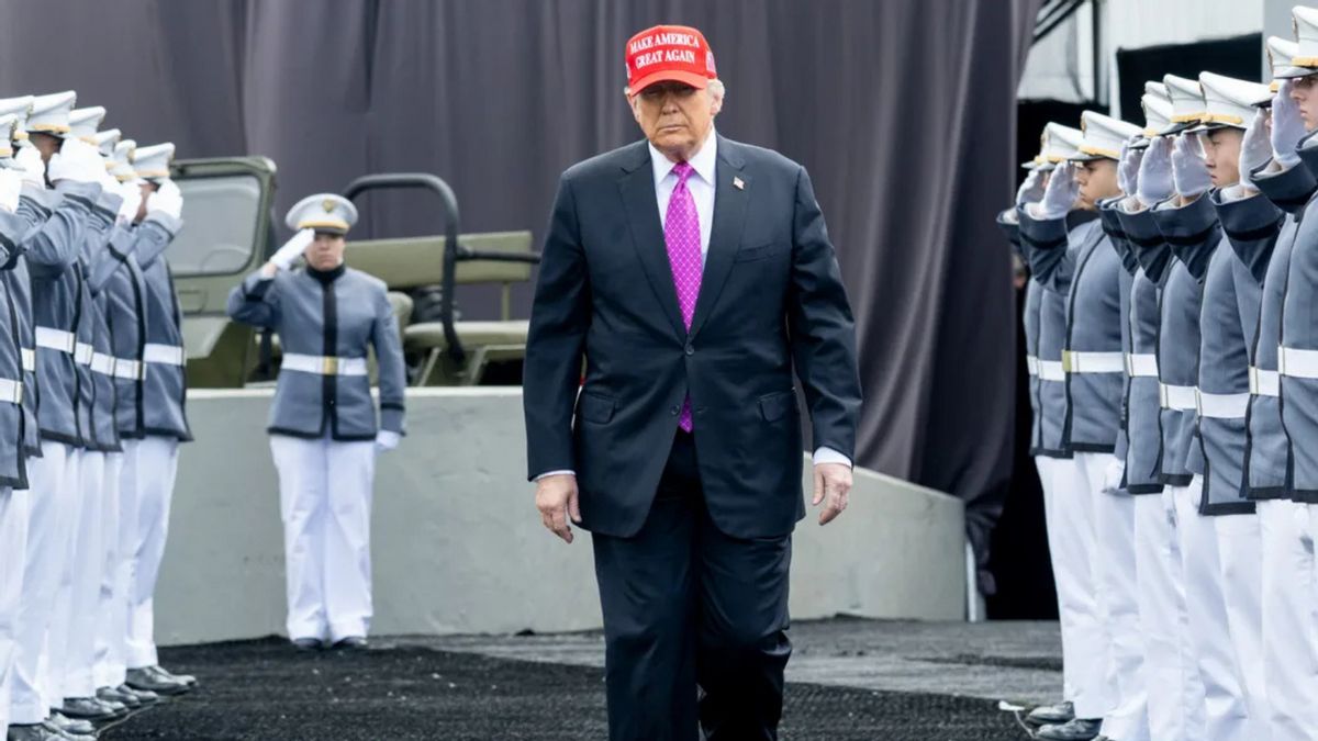 Trump left West Point graduation early. Here’s what we know about rumor he played golf afterward