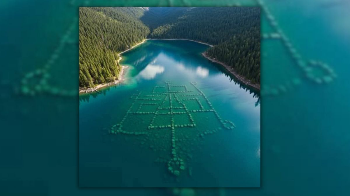 Fake image of Canada’s Kootenay Lake has real legend fueling it