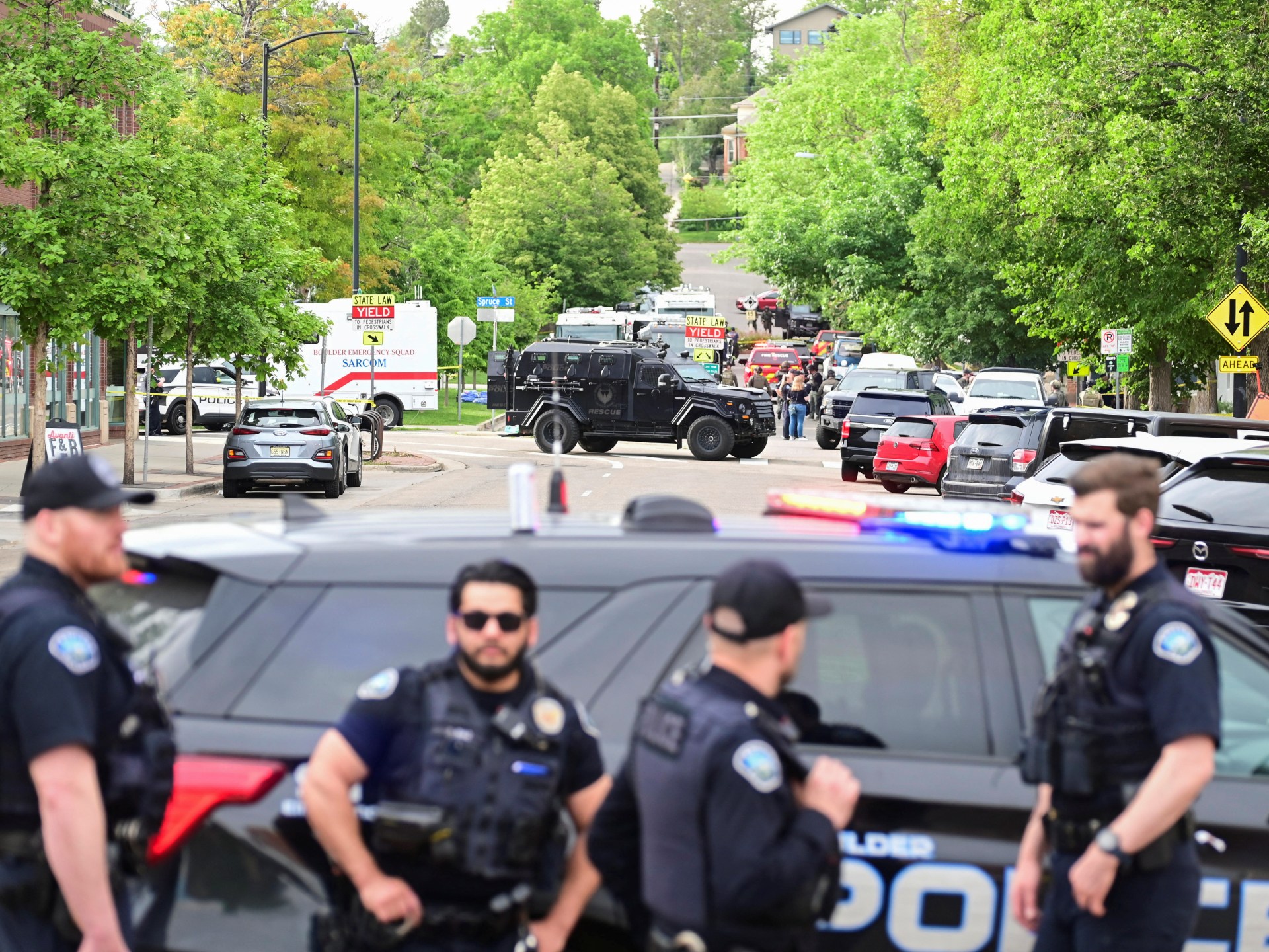 Six wounded in attack at Boulder rally for Israeli captives in Gaza