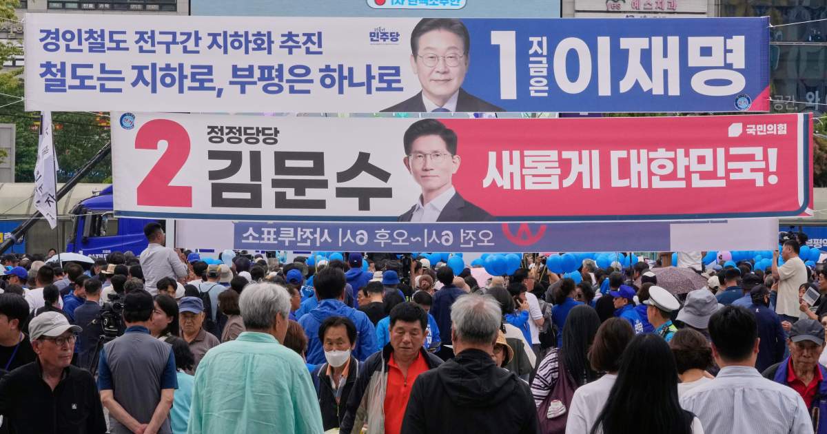 South Korea’s presidential election aims to restore democratic credentials