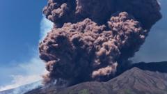 Watch: Mount Etna in Sicily spews huge plumes of ash