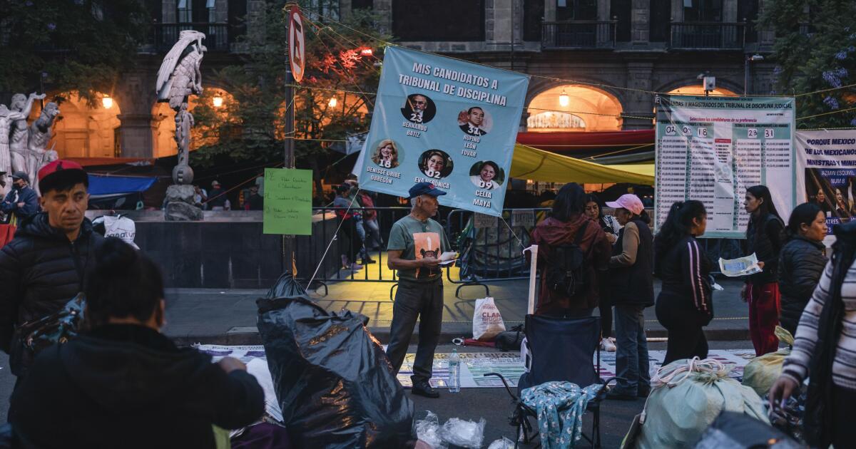 Sheinbaum calls Mexico’s judicial election ‘extraordinary’ despite turnout of less than 13%