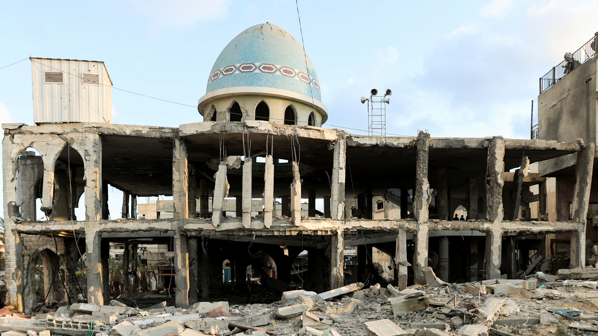 Israeli strike damages graves and destroys mosque in Deir el-Balah, Gaza