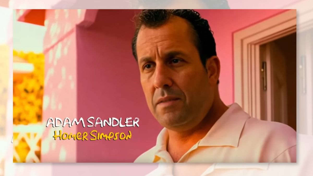 Real Trailer for Live-Action Remake of ‘The Simpsons’ Starring Adam Sandler?