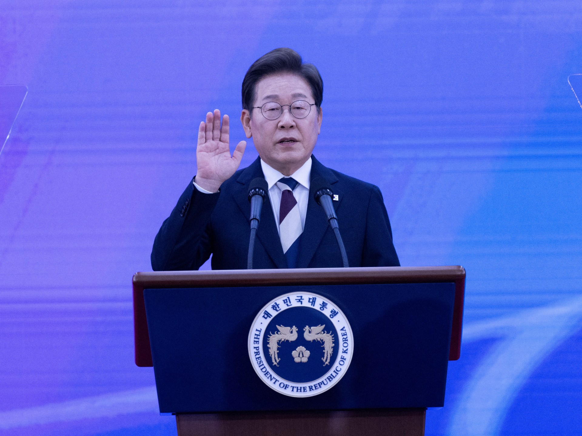 South Korea’s Lee promises to ‘heal wounds’ in first address as president