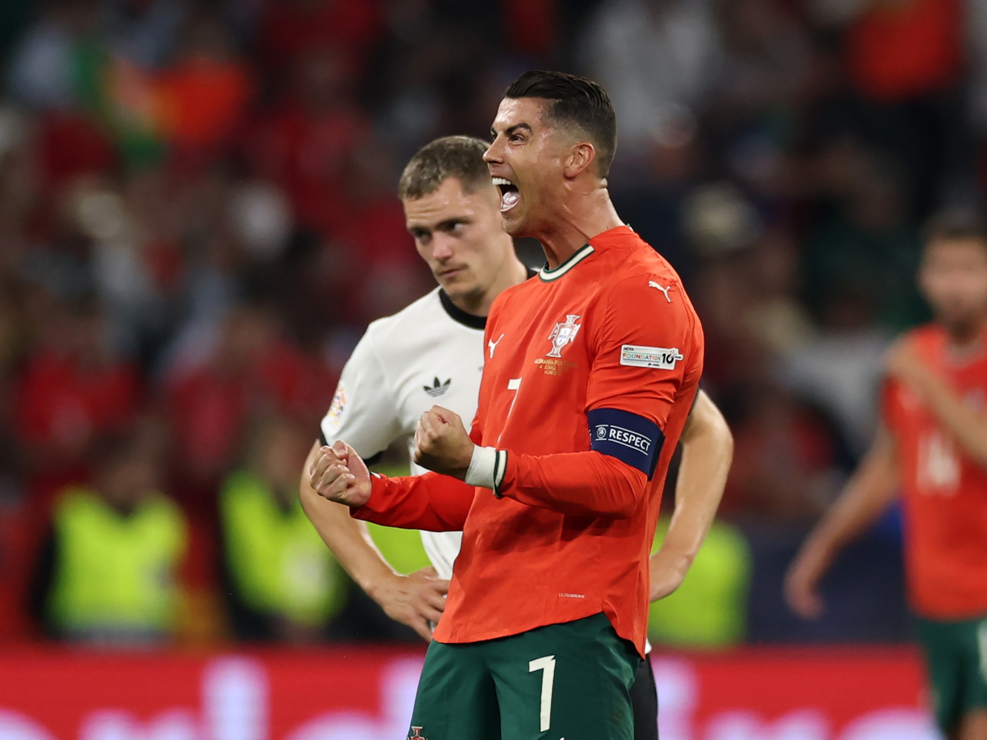Ronaldo fires Portugal past Germany and into Nations League final
