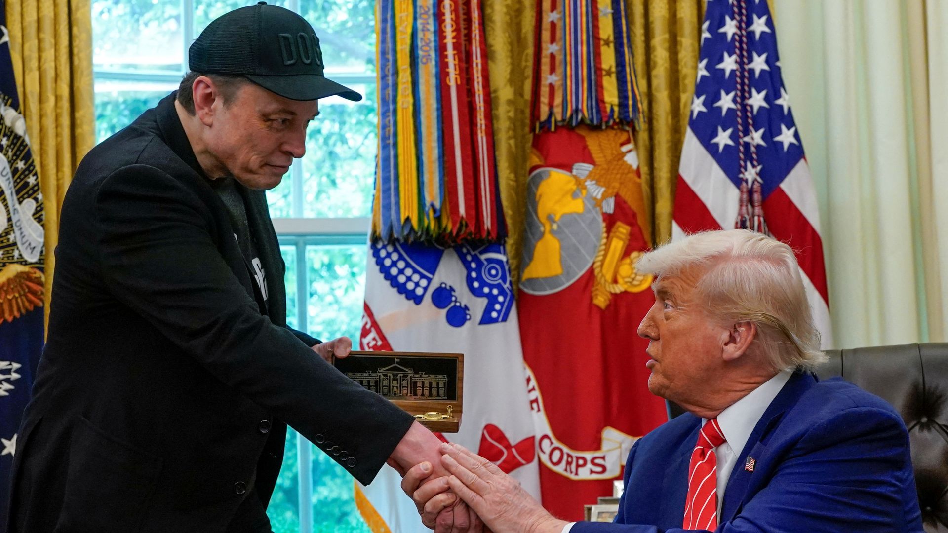 Trump v Musk has get very messy very quickly, and TV’s punchline writers will be the only winners