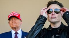 Trump and Musk enter bitter feud – and Washington buckles up