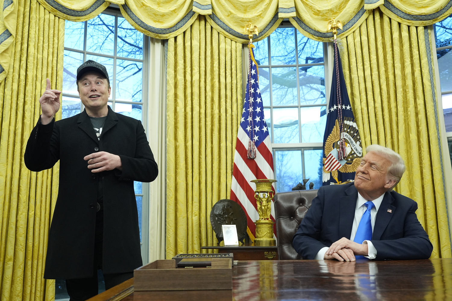 Nervous Republicans flee Trump-Elon Musk blast radius