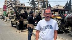 Tied up and blindfolded: How BBC team was held at gunpoint by Israeli forces in Syria
