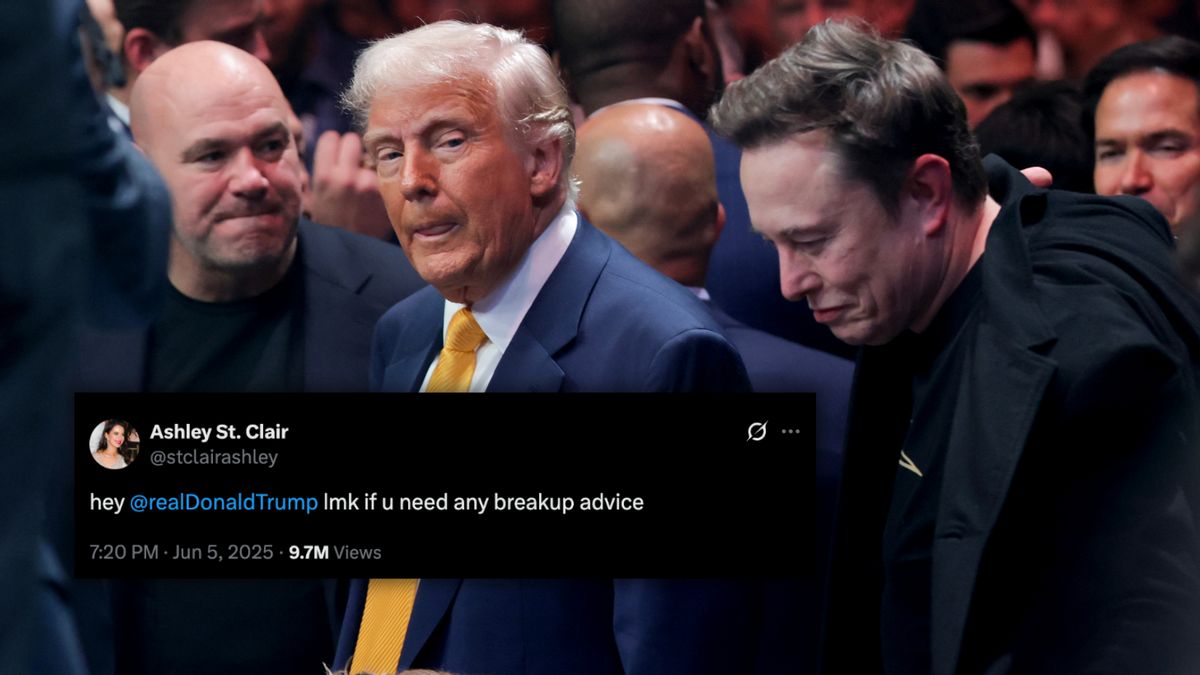 Yes, Ashley St. Clair, locked in a custody battle with Elon Musk, asked Trump if he needed ‘breakup advice’