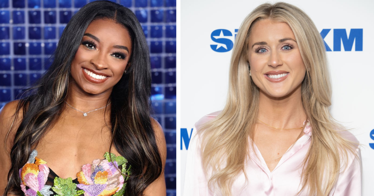 Simone Biles and Riley Gaines clash over trans athletes in women’s sports