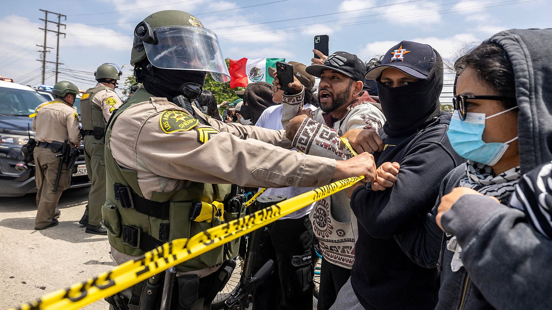 Trump deploys National Guard to LA immigration ‘riots’ after claiming state officials ‘can’t do their jobs’