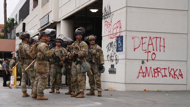 National Guard troops arrive in Los Angeles on Trump’s orders to quell immigration protests