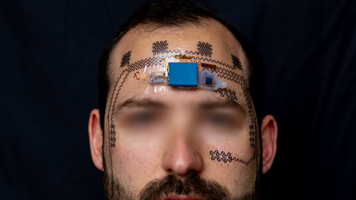 Electronic face ‘tattoos’ could measure your mental strain at work