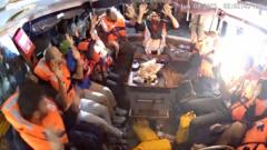 Watch: Moment Israeli forces board Gaza aid boat