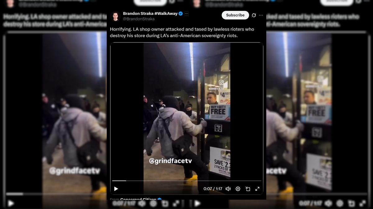 Watch out for old video claiming to show rioters attacking LA shop owner
