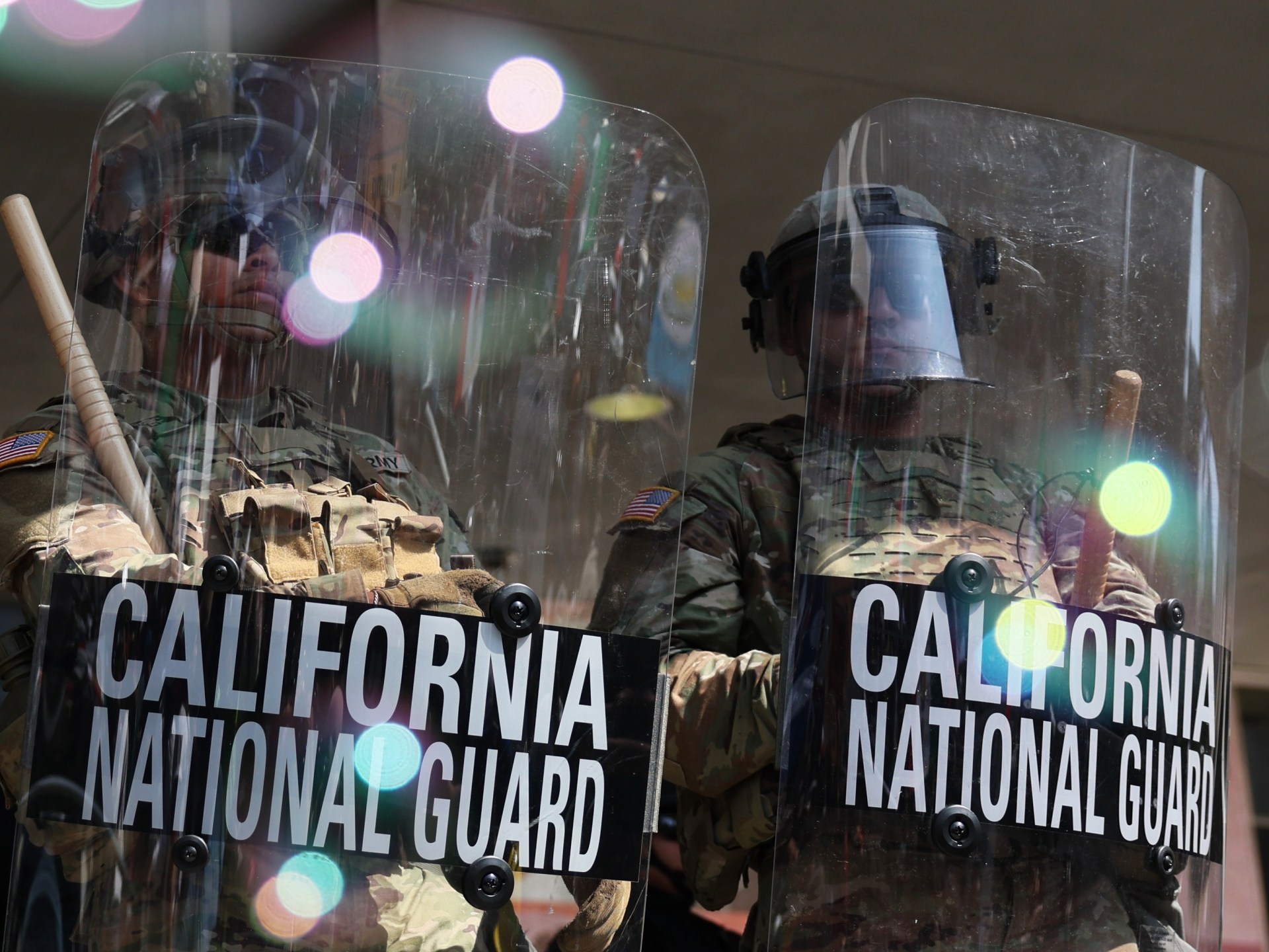 Did Trump thank National Guard even before troops reached Los Angeles?