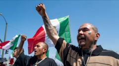 Watch: ‘It’s important’ – LA protesters on why they’re taking to the streets