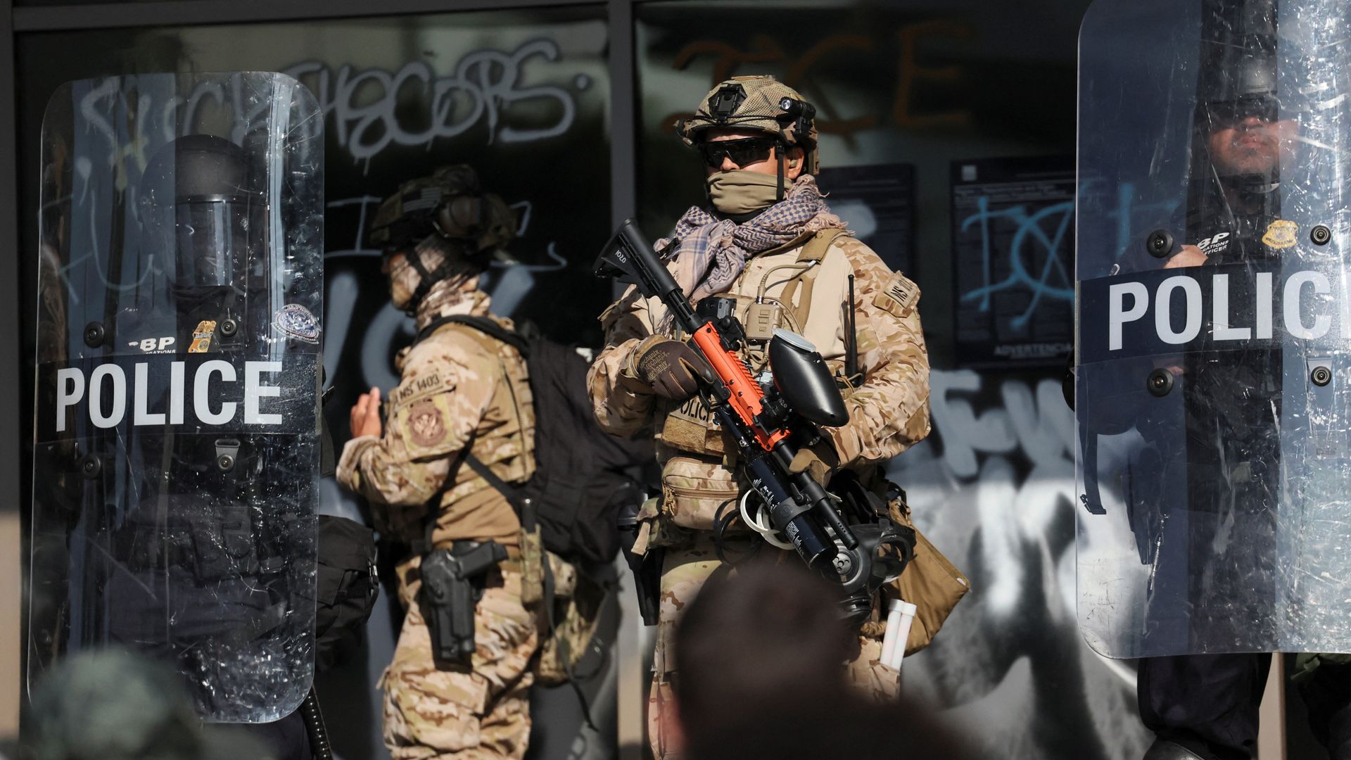 Curfew comes into force in LA – as California’s governor steps up his attack on Tweety McTreason