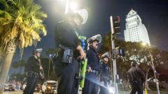 LA police enforce curfew as Trump vows to ‘liberate’ city