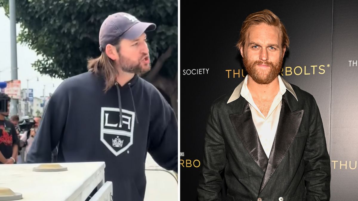 Marvel actor Wyatt Russell isn’t in LA protest video, honestly