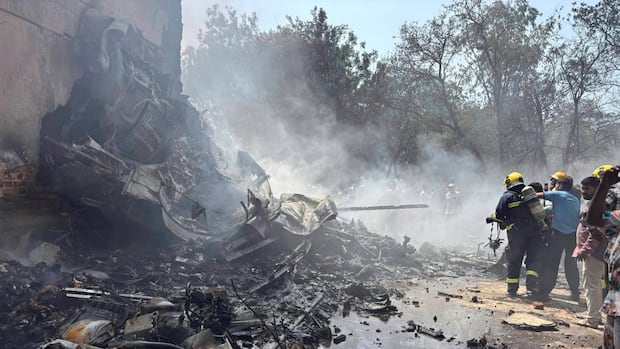 Air India flight bound for London with 242 aboard crashes in northwestern India