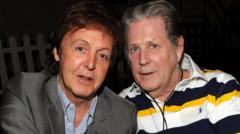 ‘A shining light’: Paul McCartney leads tributes to Brian Wilson