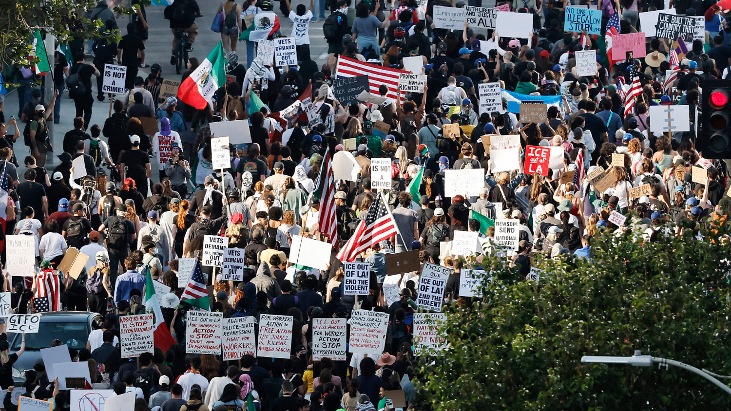 Protests Over ICE Raids Spread to More Cities Across US