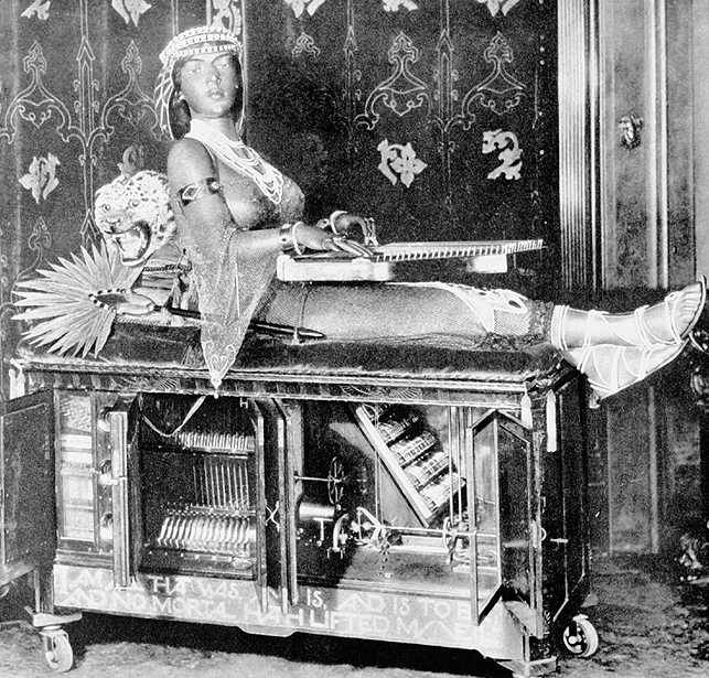 Isis, the Zither-Playing Automaton