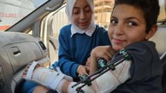 Gaza doctor whose nine children were killed in Israeli strike evacuated with son