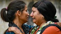 ‘If I give up searching, I might never recover’: Families of air crash victims cling to hope