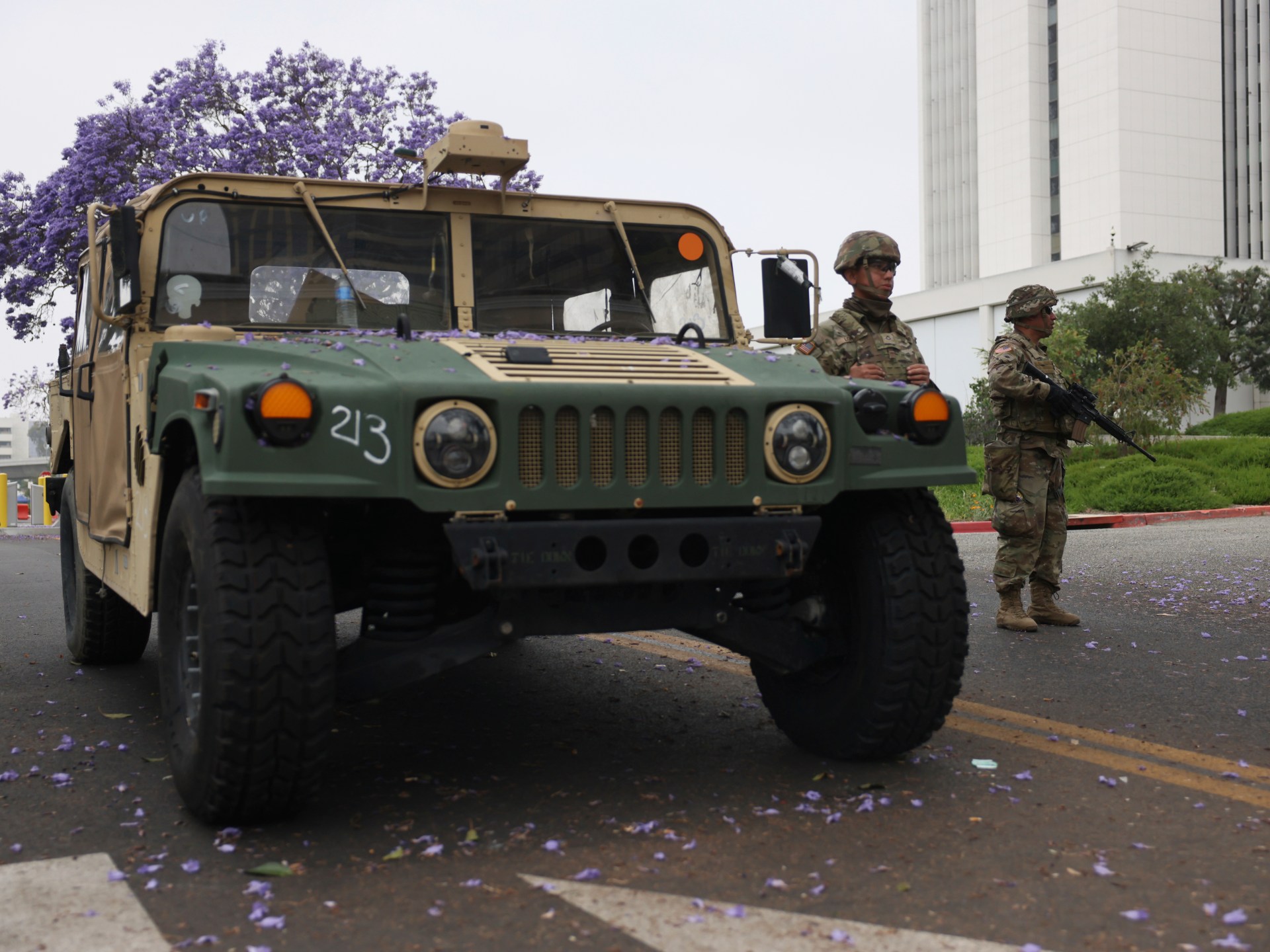US Marines arrive at Los Angeles federal sites as court battle unfolds