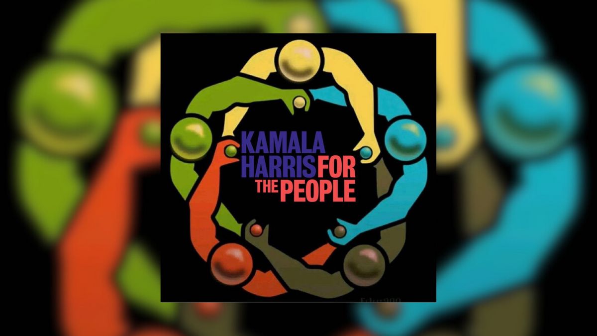 This isn’t real Kamala Harris 2028 campaign art, honestly