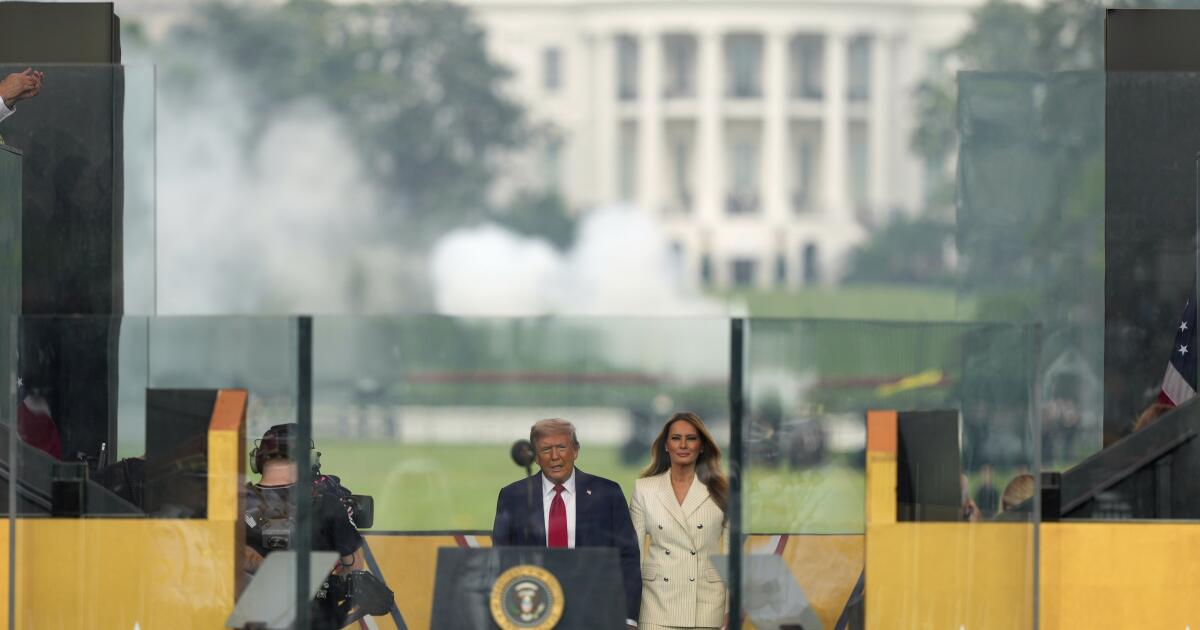 Trump military parade begins amid nationwide ‘No Kings’ protests
