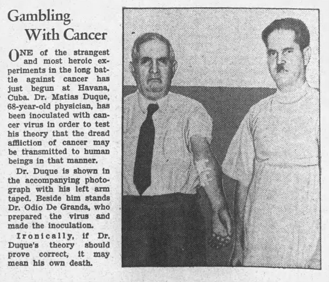 Gambling with Cancer