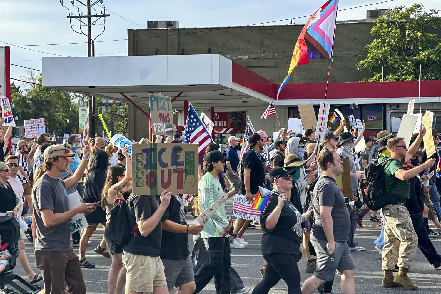 ‘Innocent bystander’ shot dead by alleged ‘peacekeeper’ during ‘No Kings’ protest in Salt Lake City
