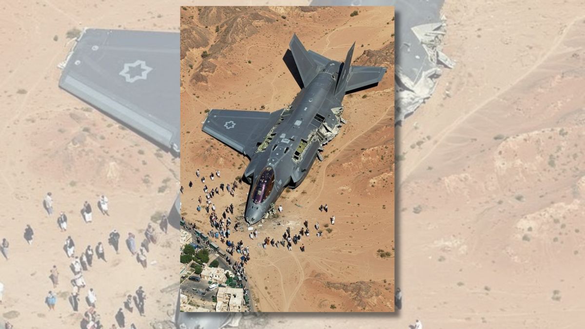 Image doesn’t show Israeli F-35 fighter jet shot down by Iran